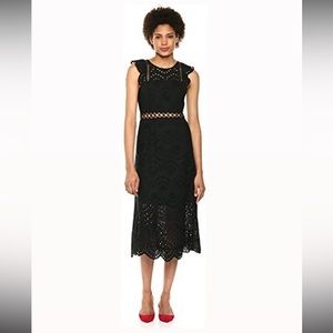 NWT Sam Edelman Sleeveless Eyelet Midi Dress